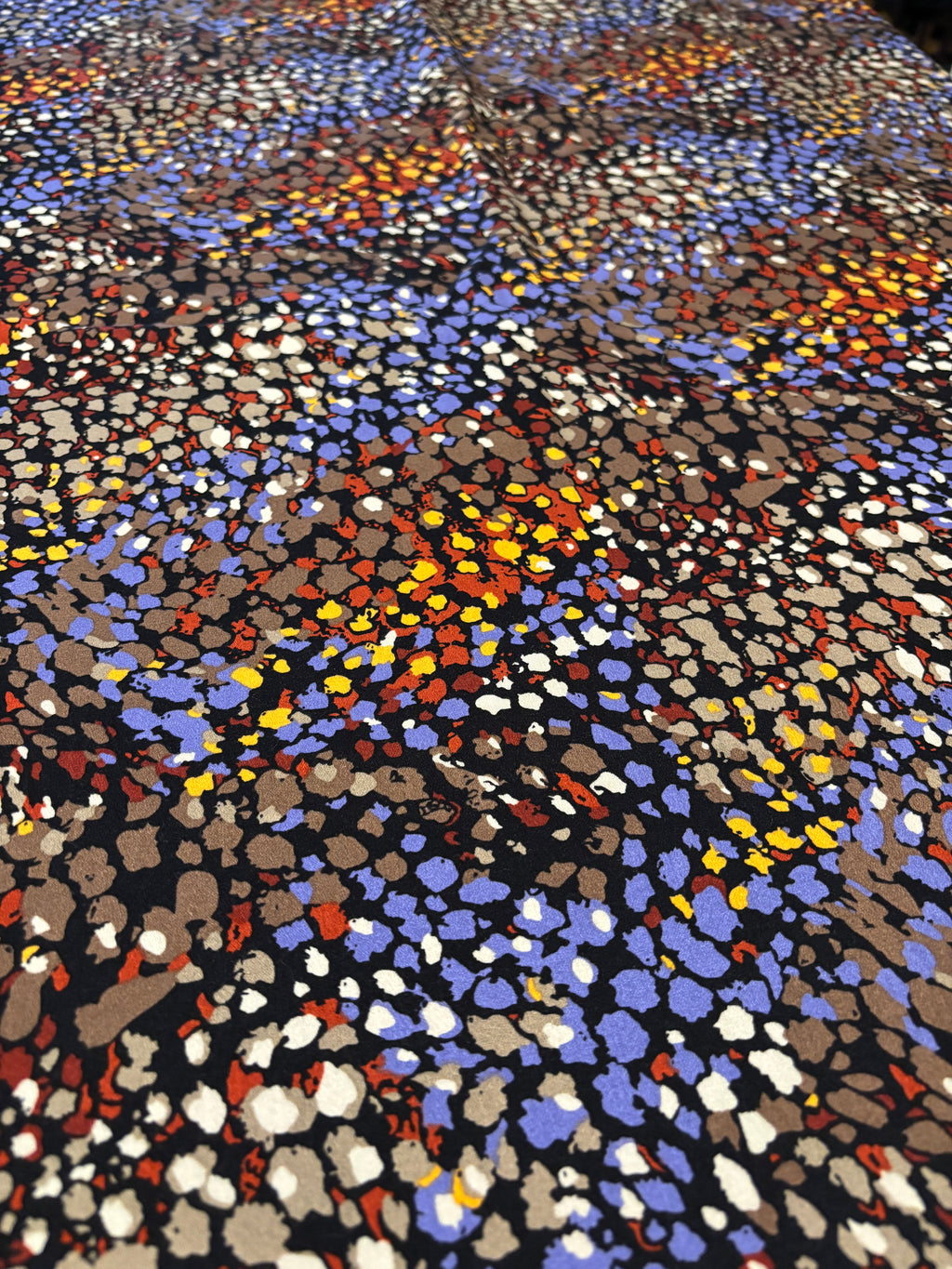 COLORFUL ABSTRACT COTTON POPLIN