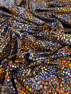 COLORFUL ABSTRACT COTTON POPLIN