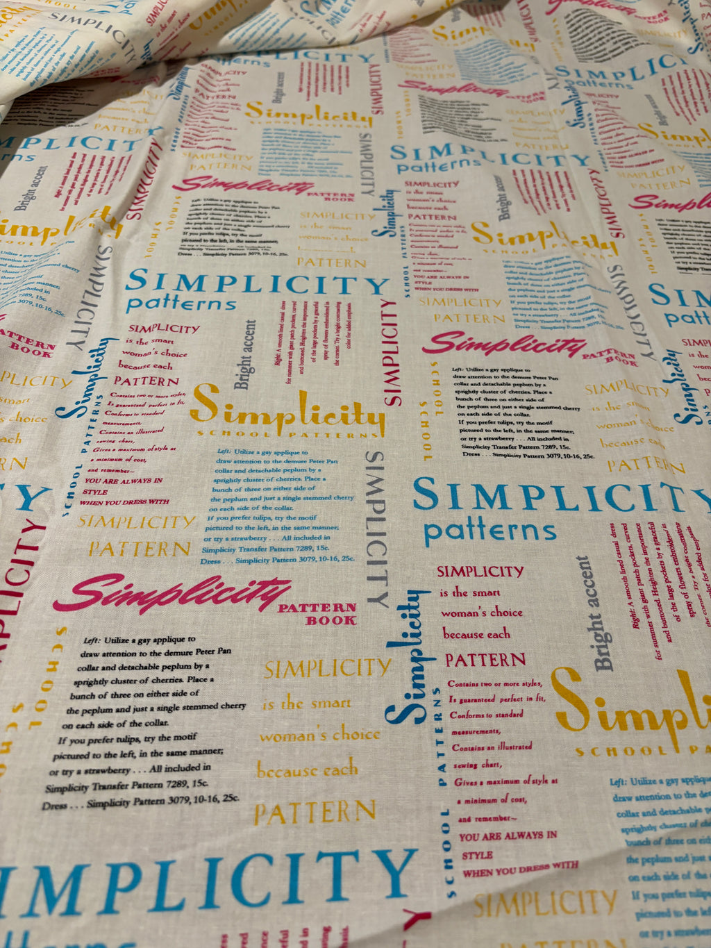 SIMPLICITY NOVELTY COTTON