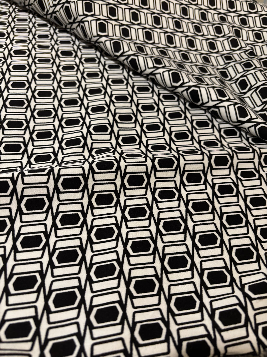 BLACK AND WHITE GEOMETRICS FROM WINDMIL FABRICS