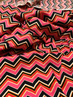 PINK AND BLACK ZIG ZAGS