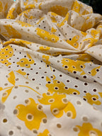 YELLOW FLORAL EYLET