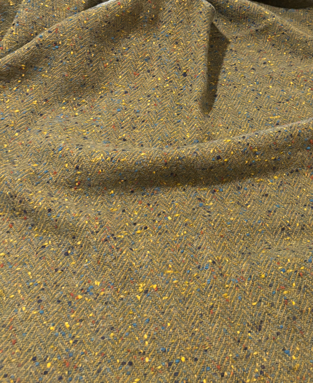 VINTAGE SUBTLE HERRINGBONE WOOL BLEND