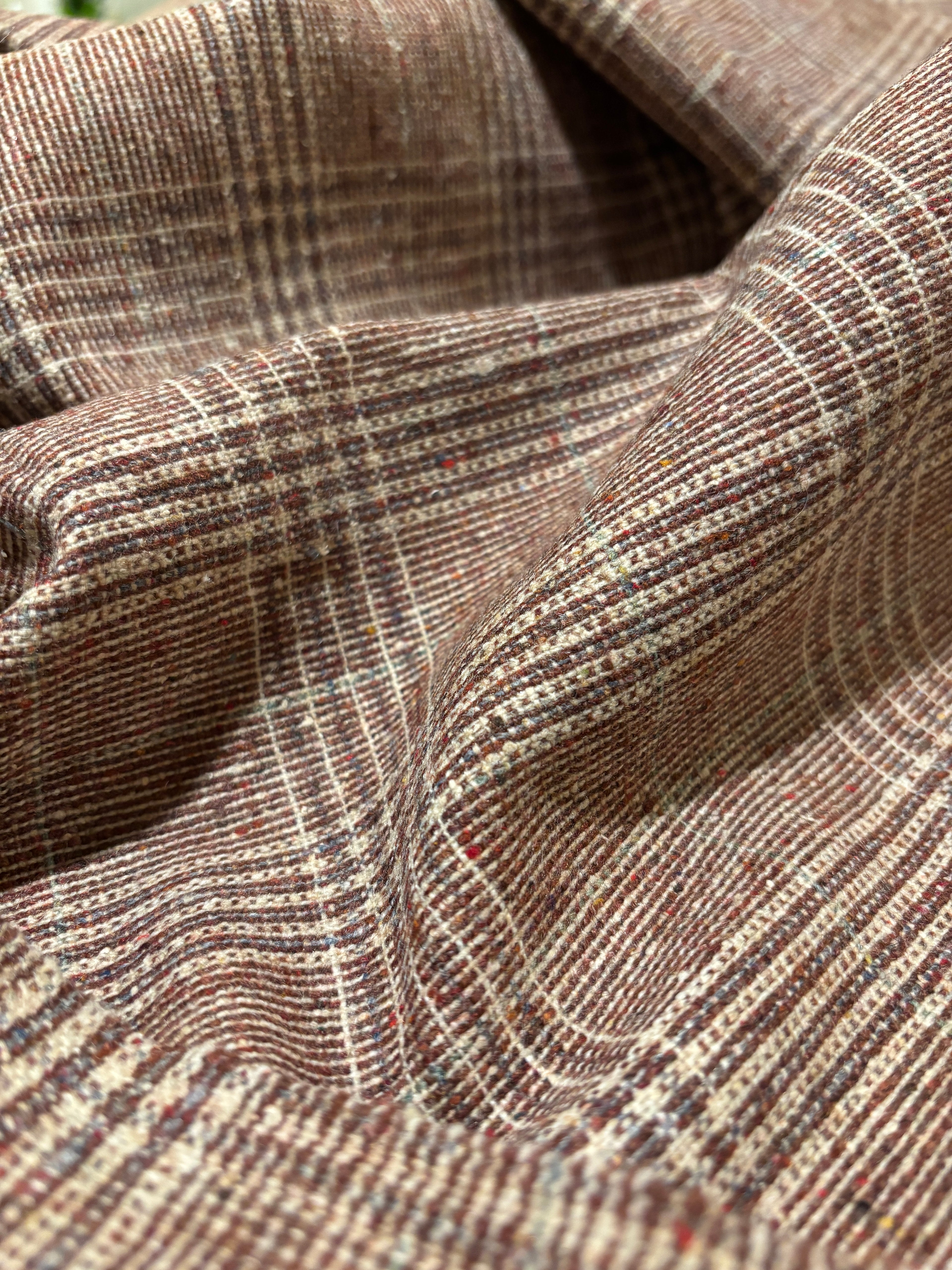 VINTAGE PLAID WOOL BLEND