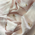 FLAMINGOS RAYON CHALLIS