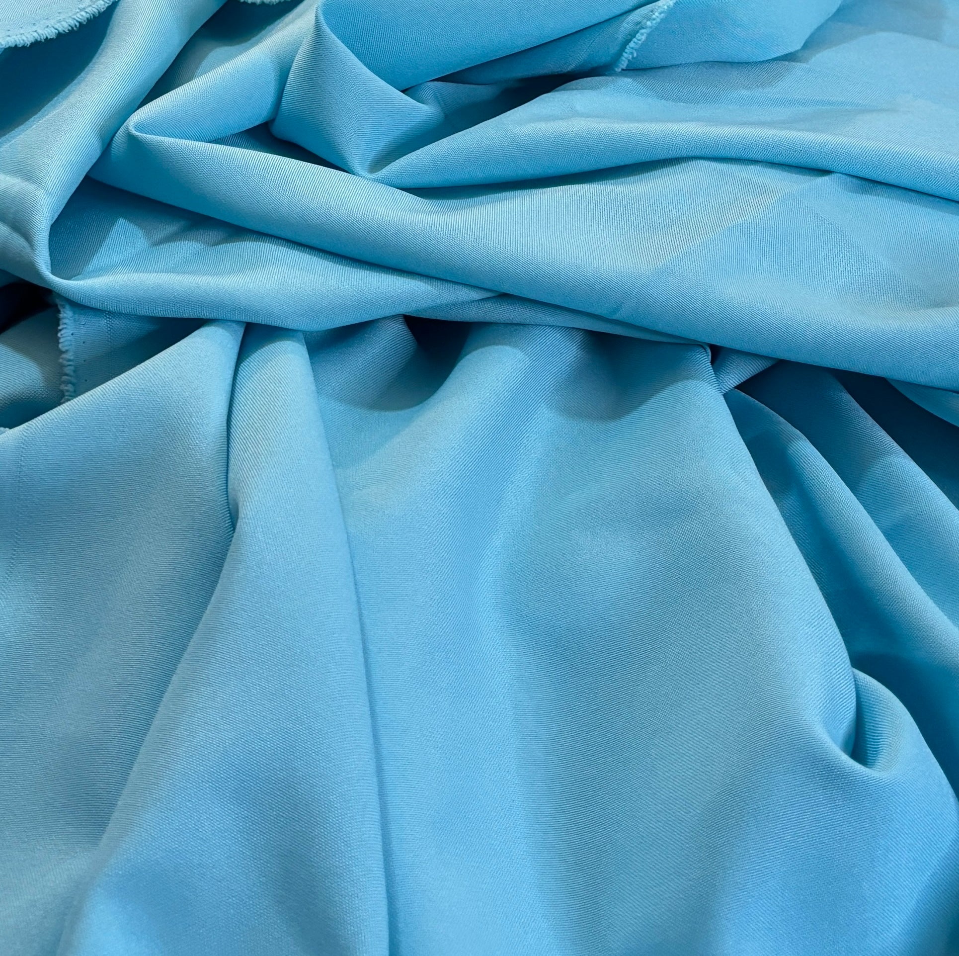 VINTAGE LIGHT TEAL POLYESTER SUITING