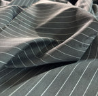 GRAY AND WHITE PIN STRIPES