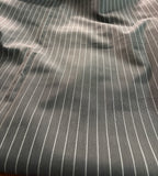 GRAY AND WHITE PIN STRIPES