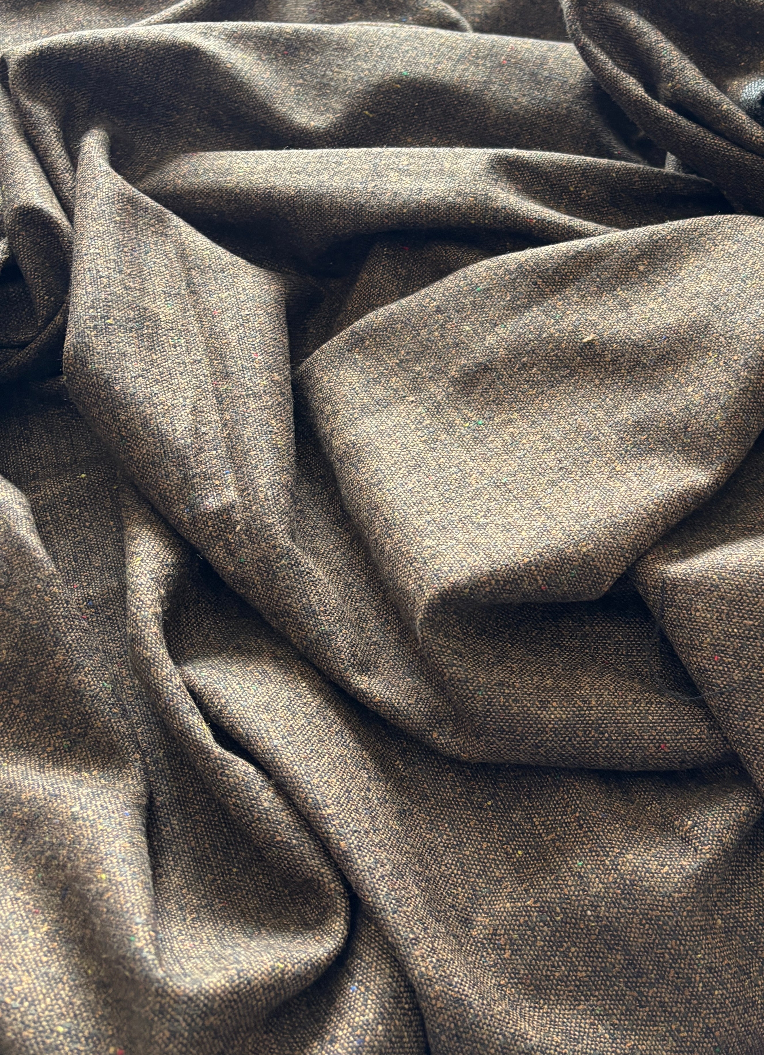 VINTAGE GREEN WOOL BLEND SUITING