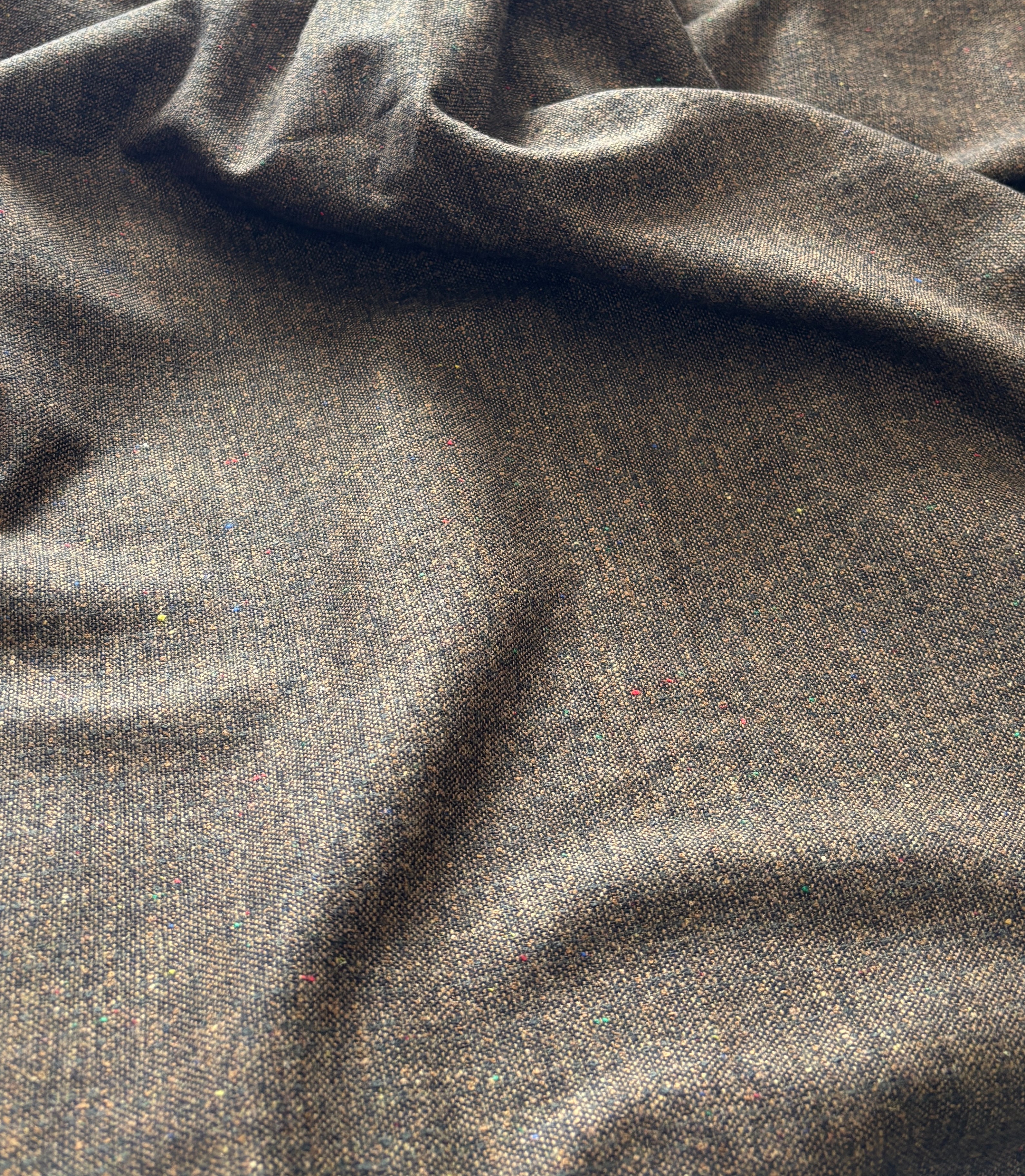 VINTAGE GREEN WOOL BLEND SUITING